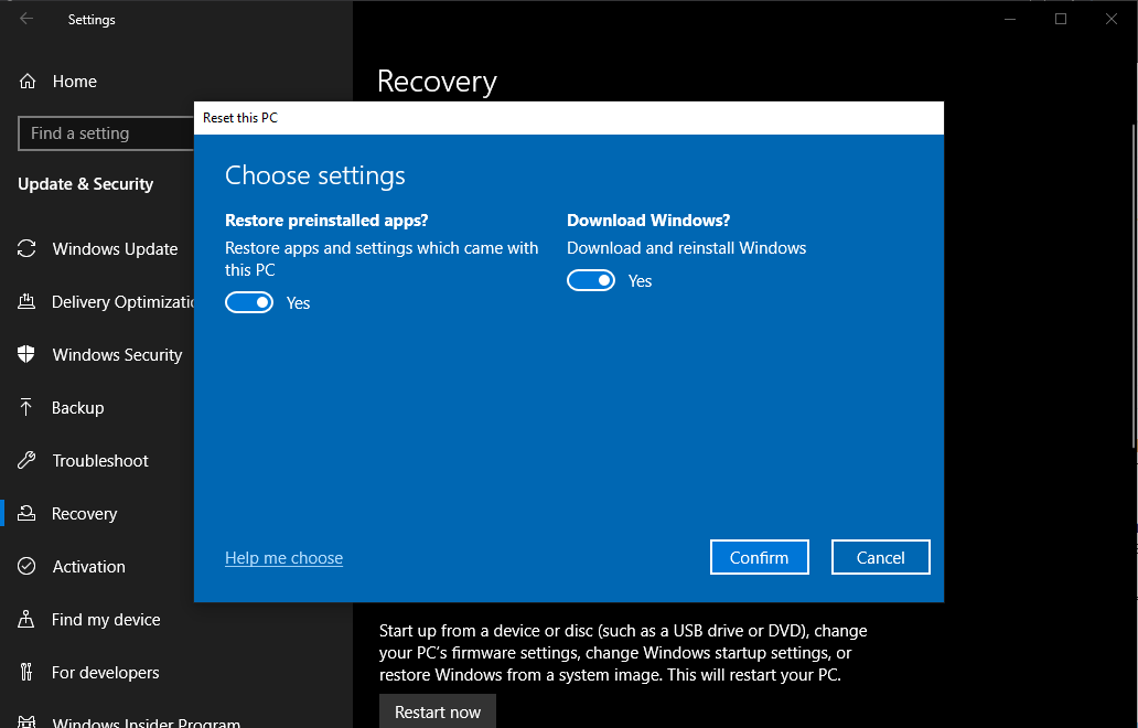 Save Data Before Windows 7 Factory Reset