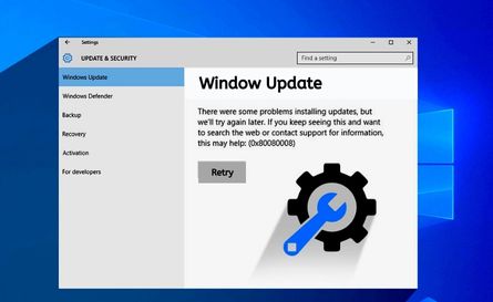 Feature Update to Windows 10, Version 1903 - Error 0x80080008