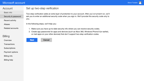 Turn on Two-Factor Authentication (How To Tell If Your Computer Has Been Hacked Windows 10)