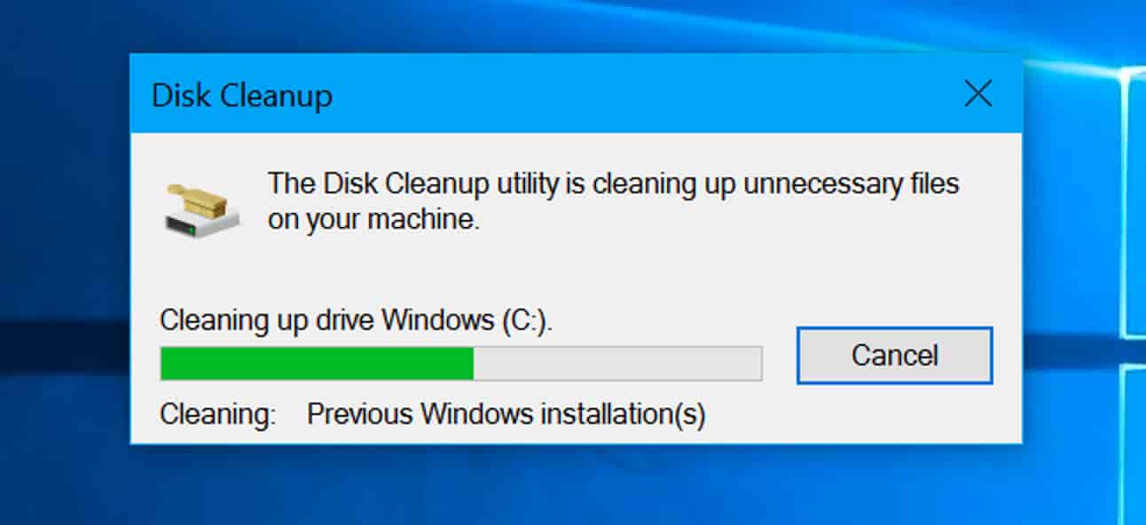 "Disk Cleanup" 