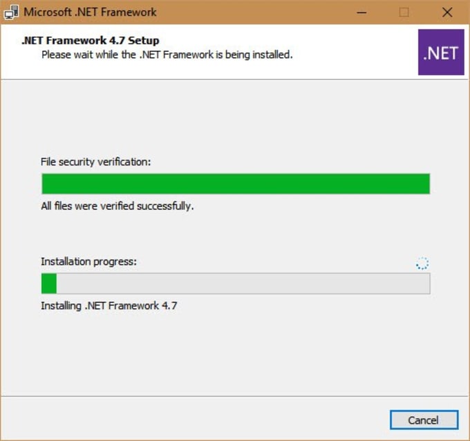 Download and Install the Microsoft .NET Framework 