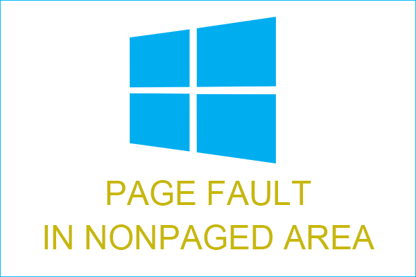 page fault in nonpaged area