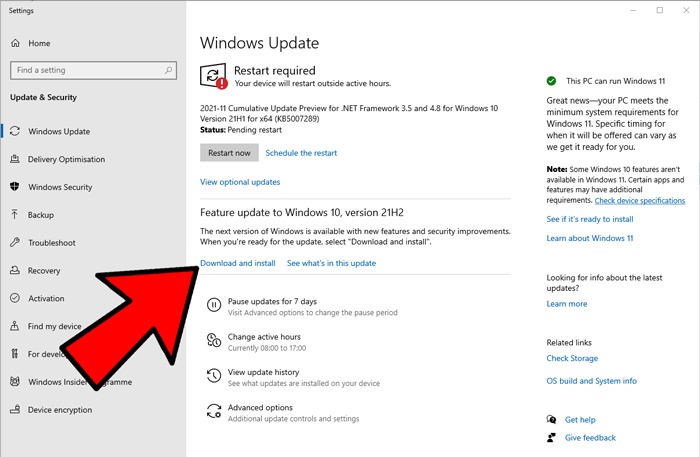 Use the Troubleshooter in the Windows Store App