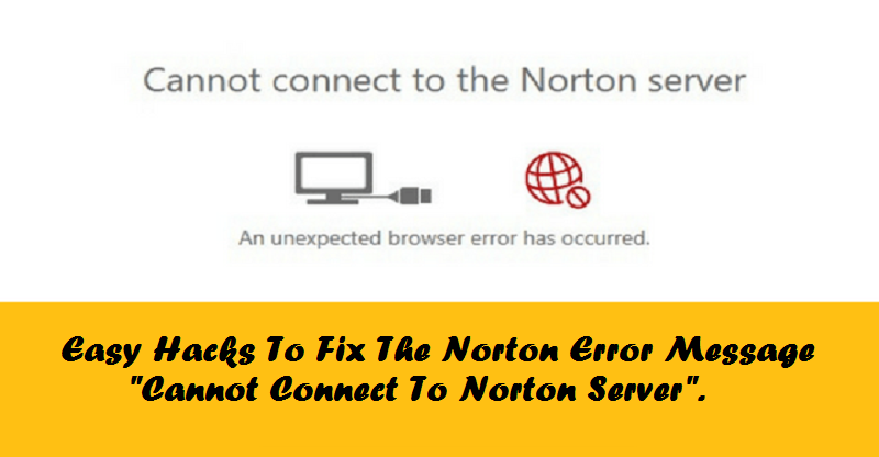 norton unexpected browser error