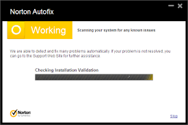 How to run Norton Autofix: Autofix window