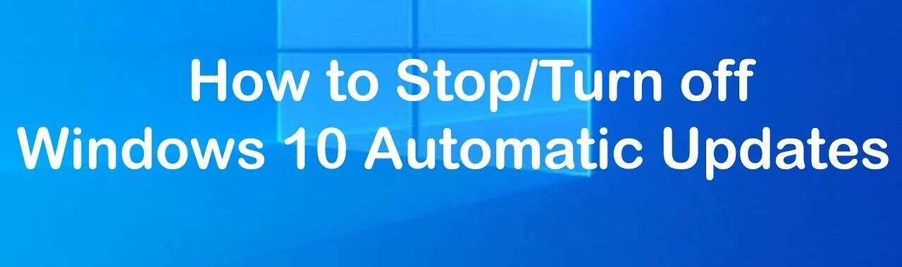 how to stop windows 10 update