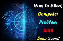 Identification of beep sound in computer