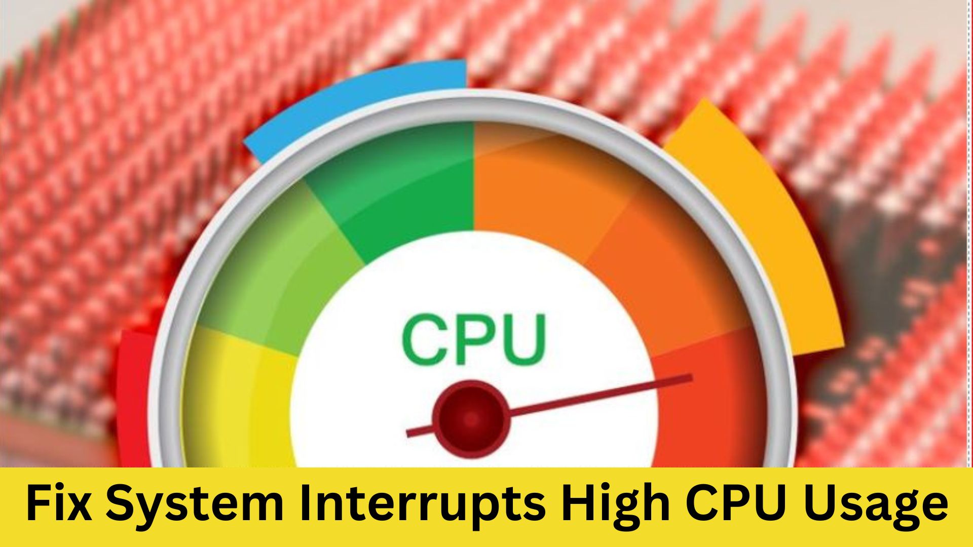 system interrupts 100 cpu