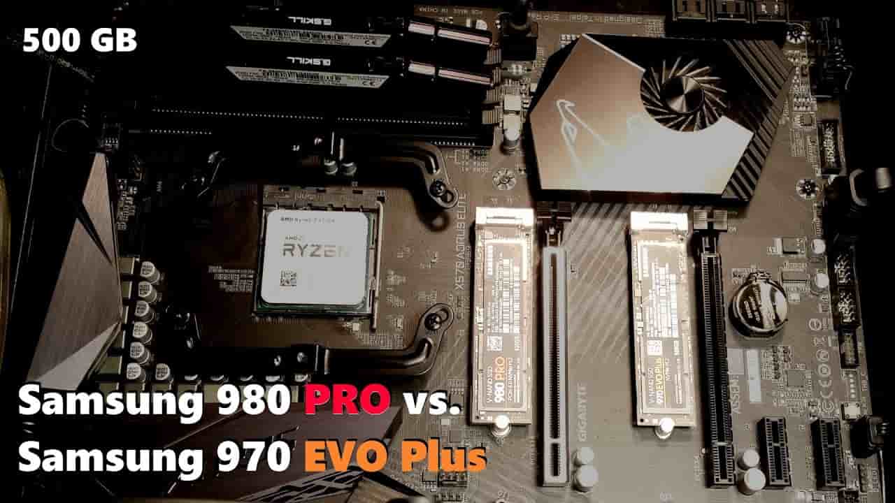 Samsung 970 Evo Plus vs 980 Pro