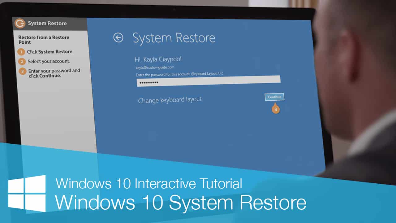 system restore windows 10