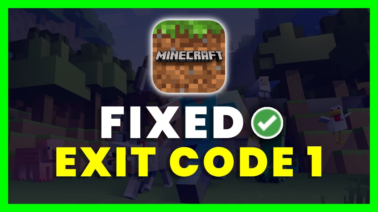 minecraft exit code 1