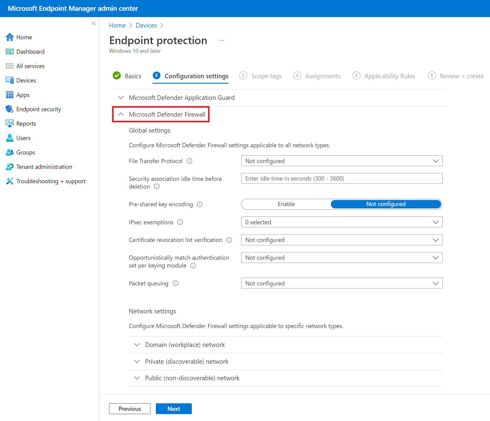 Edit Microsoft Intune Protocol, your organization's data cannot be pasted here