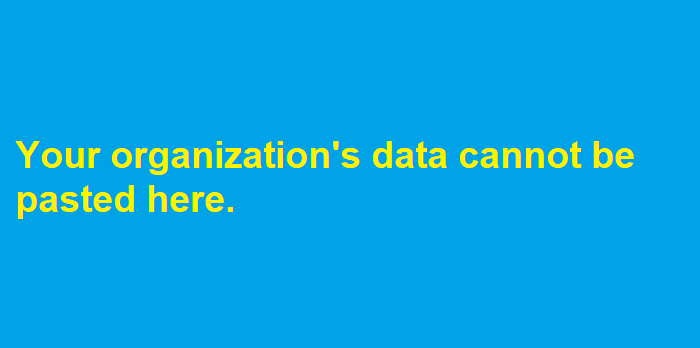 your organization's data cannot be pasted here.