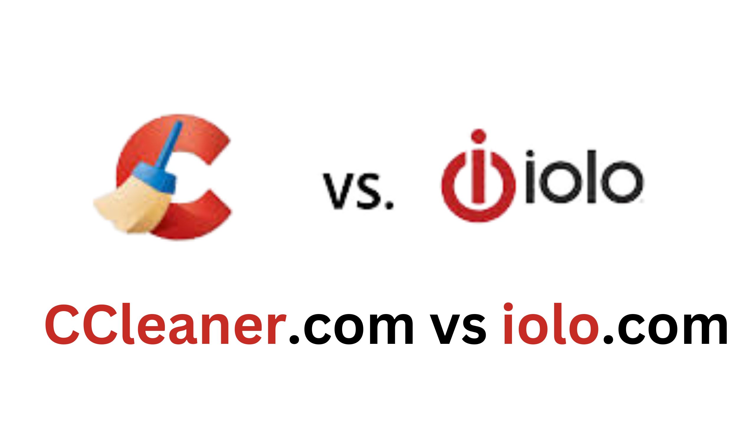 CCleaner.com vs iolo.com