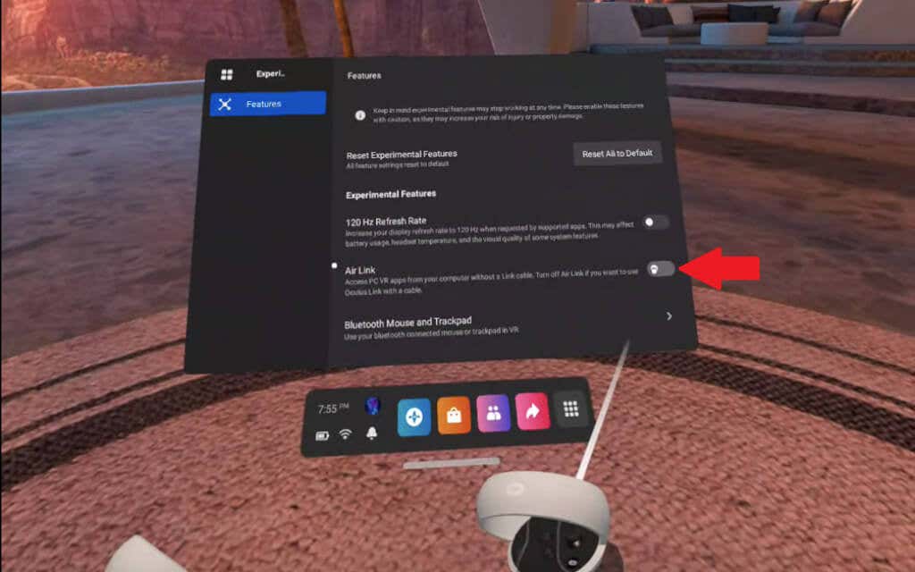 Connect Oculus Quest 2 Via Air Link