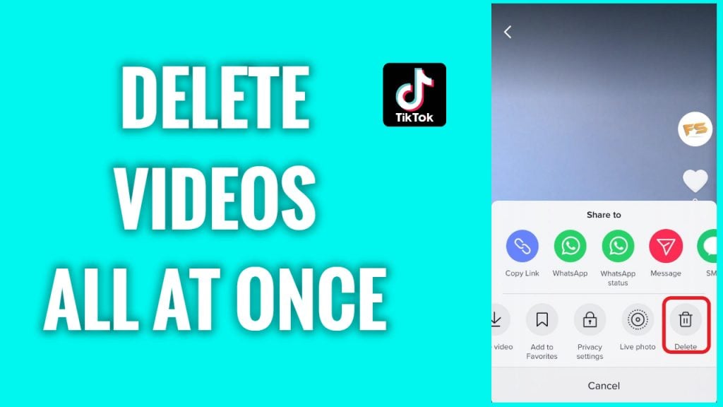 How To Delete All Your Tiktok Videos At Once?