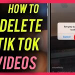 how to delete Tiktok videos
