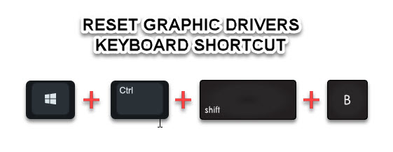 reset graphics driver shortcut